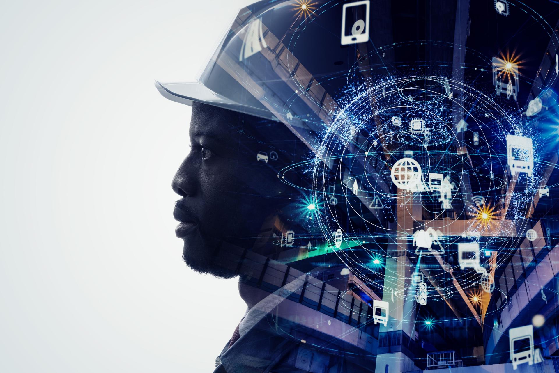 visage dans l'industrie 4.0, industrie du futur