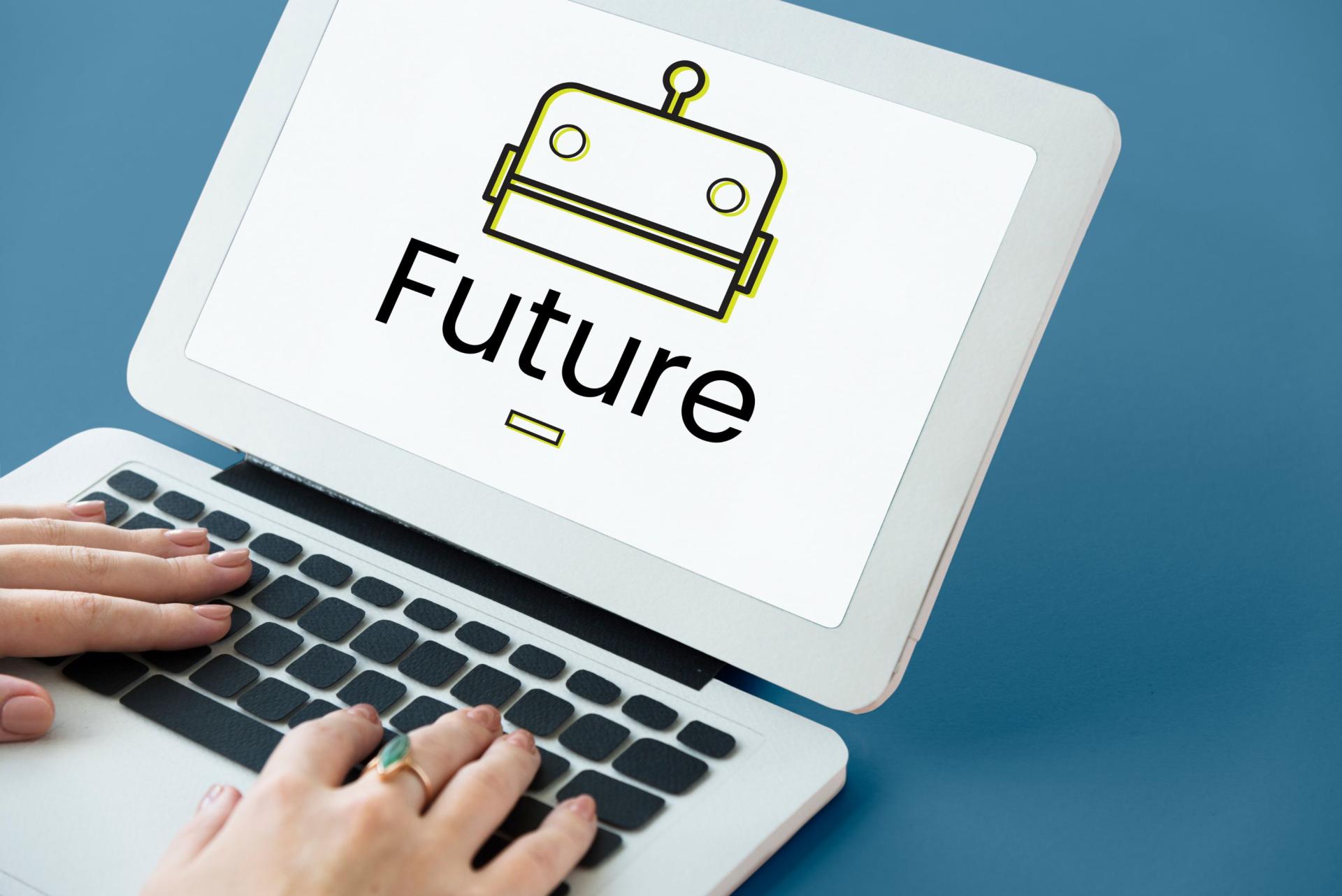 ordinateur portable robot futur