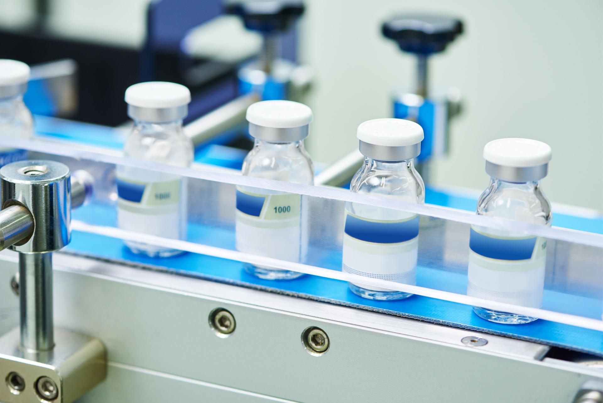 ligne de production pharmaceutique