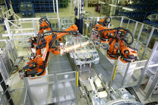 ligne production automatisée automobile