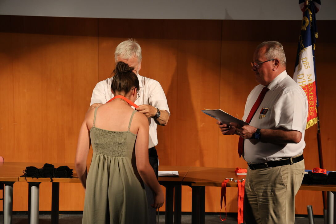 Romane médaille légion d'honneur du mérite